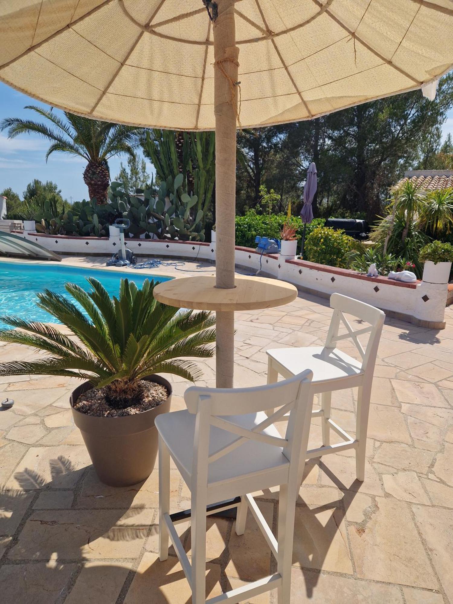 La Villa Romantica Residence De Vacances Les Tres Cales Espagne Eksteriør billede