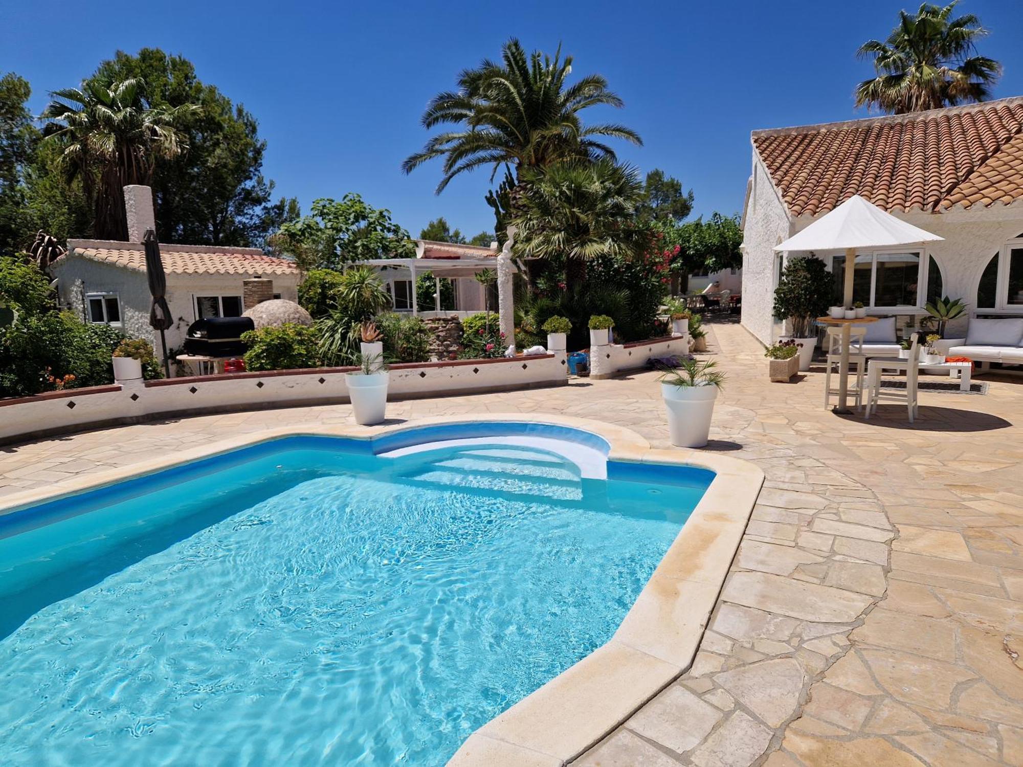 La Villa Romantica Residence De Vacances Les Tres Cales Espagne Eksteriør billede